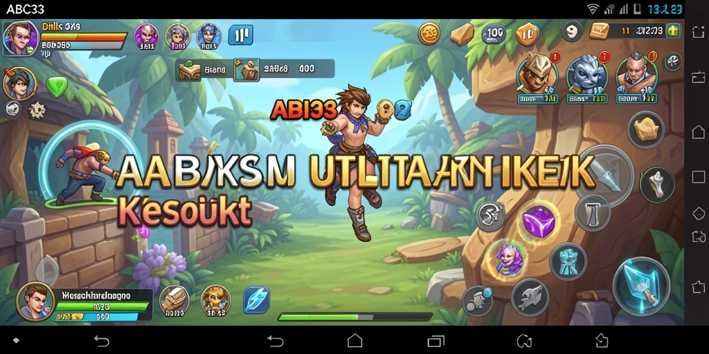 Tampilan antarmuka ABC33 yang ramah pengguna dan praktis.