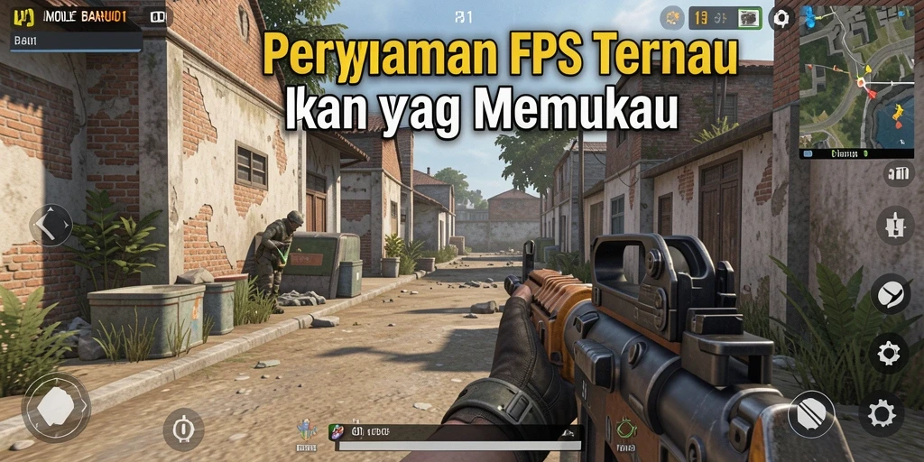 Tampilan gameplay menakjubkan dari BARU01, aksi tembak-menembak yang mendebarkan.