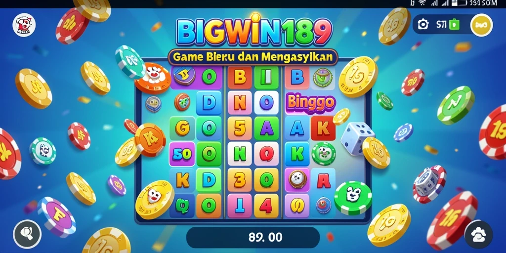 Tampilan menarik gameplay Bingo di BIGWIN189.