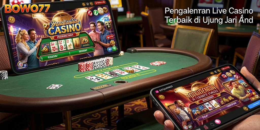 Tampilan gameplay BOWO77 yang mendebarkan dalam Live Casino.