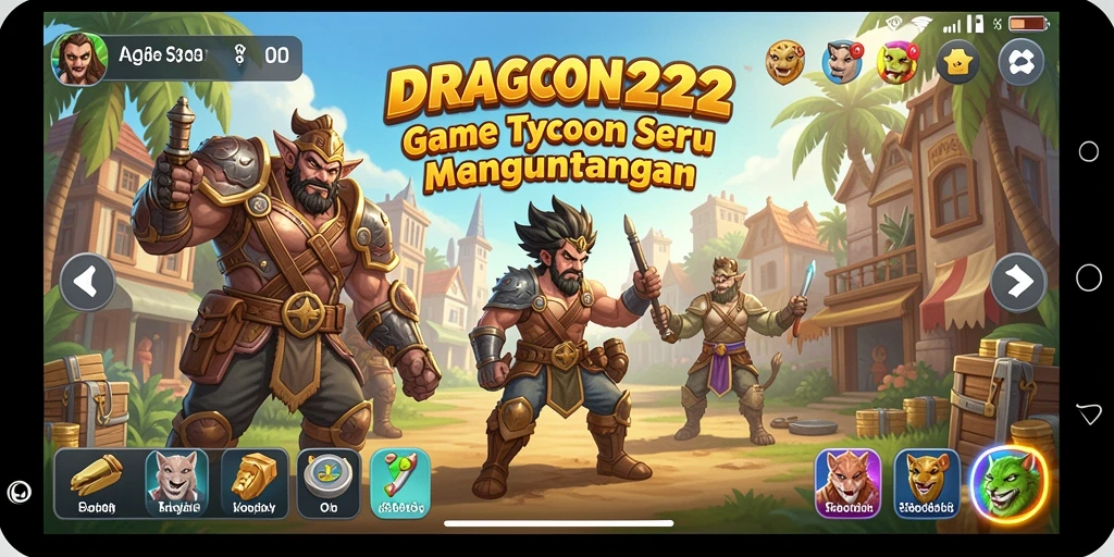 Tampilan gameplay seru di DRAGON222 yang menampilkan strategi bisnis.