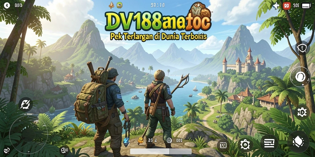 Screenshot gameplay dari dunia terbuka DV188 yang menakjubkan.