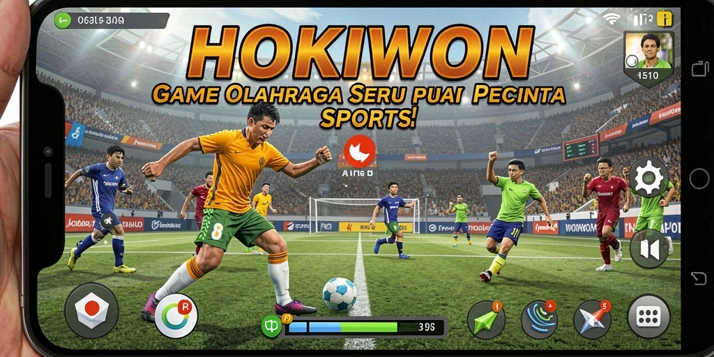 Gameplay seru HOKIWON dengan berbagai olahraga menegangkan.
