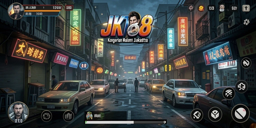 Gameplay JKT88 menakutkan dengan atmosfer gelap dan karakter menyeramkan.