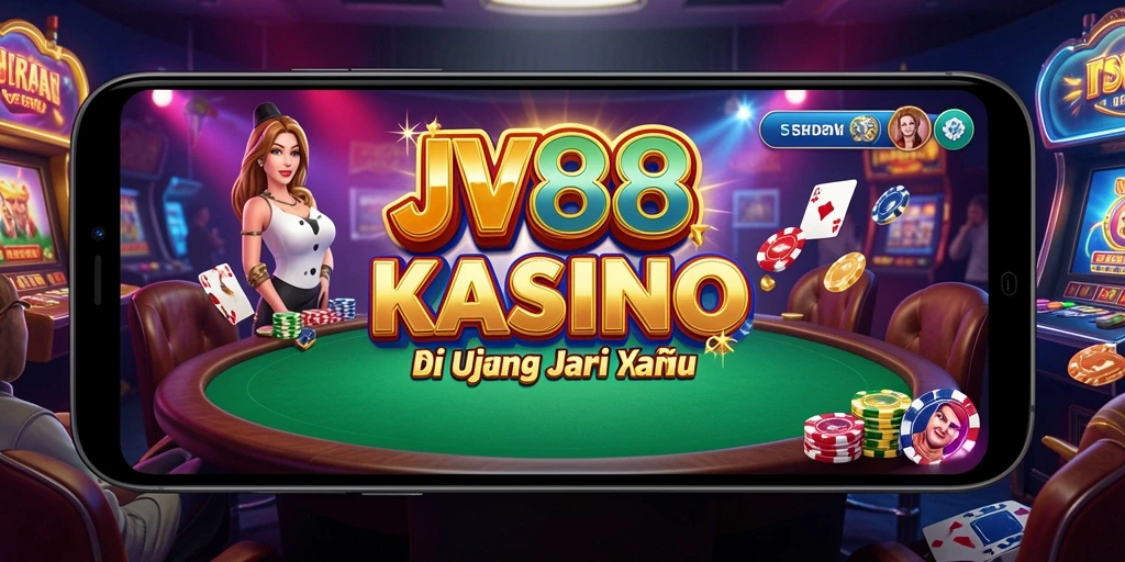 Tampilan gameplay JV88 yang mendebarkan dan interaktif di aplikasi Kasino.