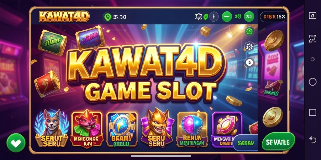 Tampilan menarik dari gameplay Slot KAWAT4D yang mengasyikkan.