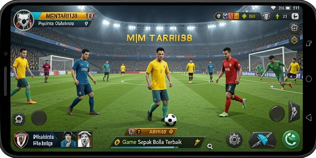 Screenshot gameplay MENTARI138 dengan aksi seru di lapangan.