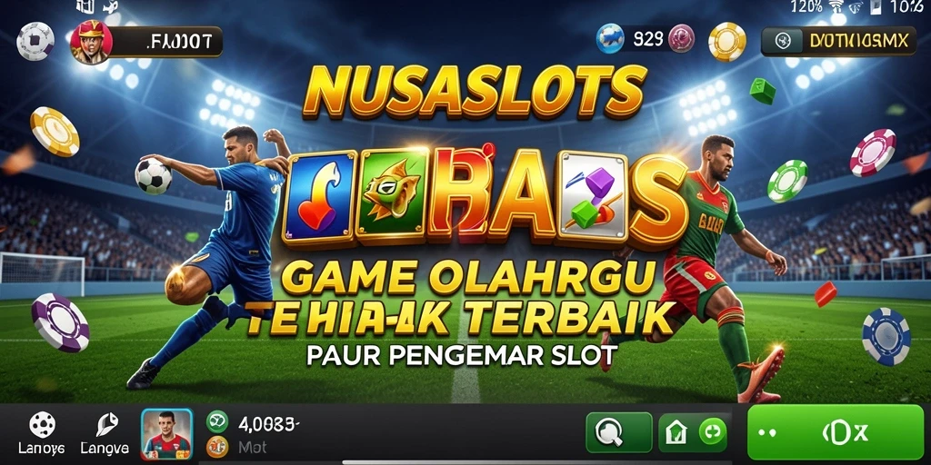 Menampilkan gameplay seru NUSASLOTS dengan tema olahraga yang beragam.