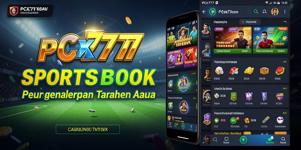 Tampilan gameplay menarik dari aplikasi sportsbook PCX777.