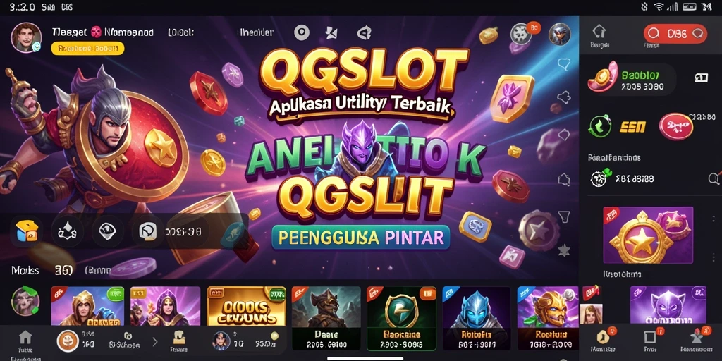 Tampilan antarmuka QQSLOT yang memudahkan navigasi pengguna.