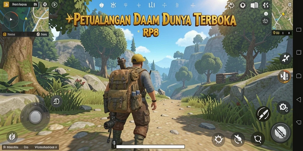 Tangkapan layar RP8 dengan gameplay Open World yang menakjubkan.
