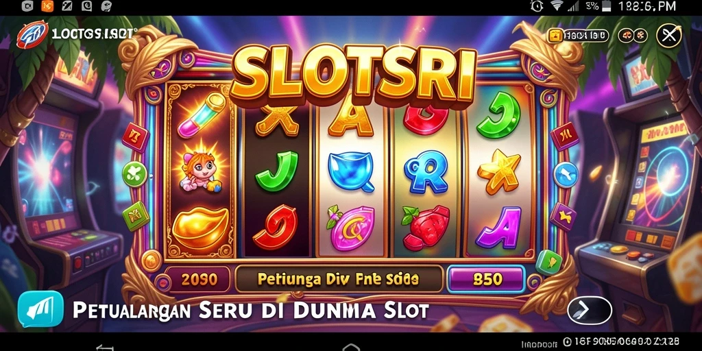 Tampilan gameplay SLOTSRI yang seru dan mendebarkan.