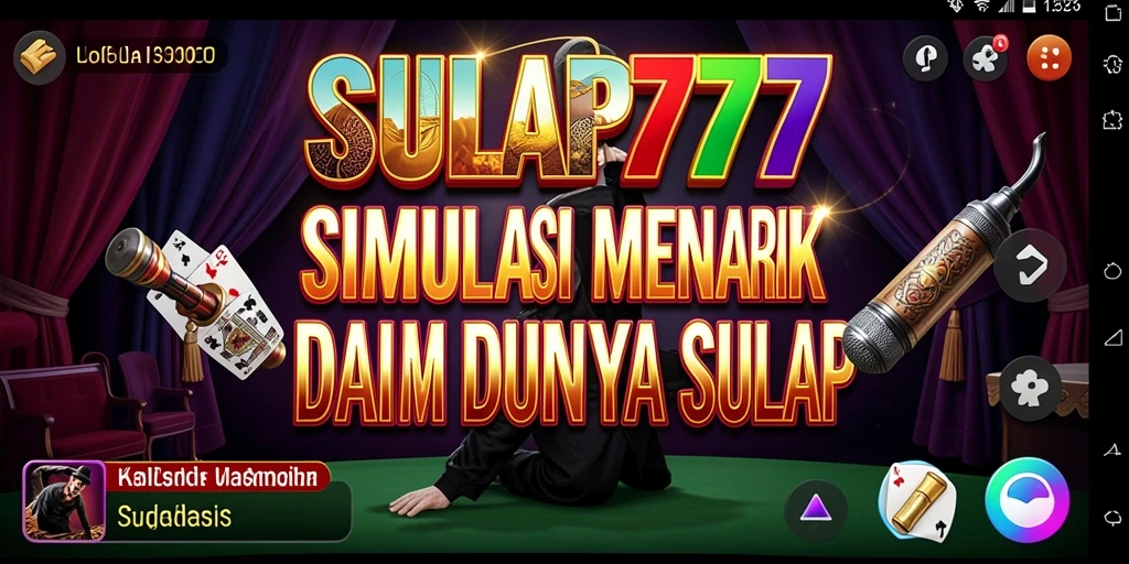 Tampilan gameplay menarik dari SULAP777 yang penuh warna.